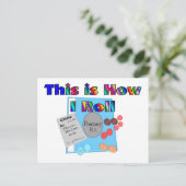 Pharmacist HOE I ROLL Unique Graphics Briefkaart (Staand voorkant)