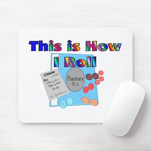 Pharmacist HOE I ROLL Unique Graphics Muismat (Met muis)