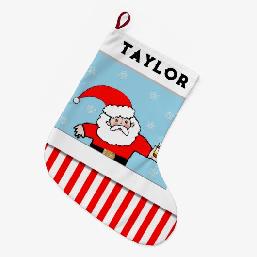 Pharmacist Holiday Gift Grote Kerstsok (Voorkant (Hangend))