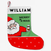 Pharmacist Holiday Gift Kleine Kerstsok (Voorkant)