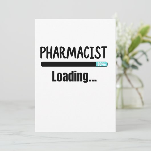 Pharmacist Loading T-Shirt Kaart (Staand voorkant)