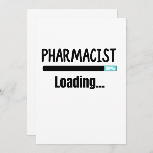 Pharmacist Loading T-Shirt Kaart (Voorkant / Achterkant)