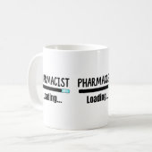 Pharmacist Loading T-Shirt Koffiemok (Voorkant links)