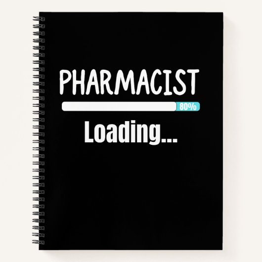 Pharmacist Loading T-Shirt Notitieboek (Voorkant)