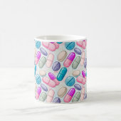 Pharmacist Pastel Pills Illustration Koffiemok (Center)