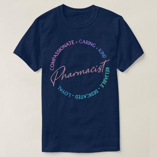 Pharmacist Qualities 1 T-shirt (Design voorkant)