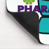 "Pharmacist" Retro Flowers T-Shirts & Gifts Muismat (Hoek)