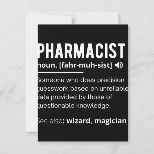 pharmacist save the date (Voorkant)