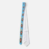 Pharmacist Sock Monkey Stropdas Blue (Achterkant)