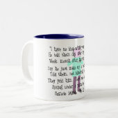 Pharmacist Story ARt "Pharmacists Revenge" Tweekleurige Koffiemok (Voorkant links)