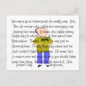 PHARMACIST Story zei: "Hij heeft het verloren!" Briefkaart (Voorkant)