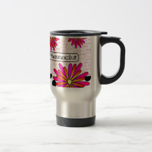 Pharmacist Whimsical Flowers Reisbeker