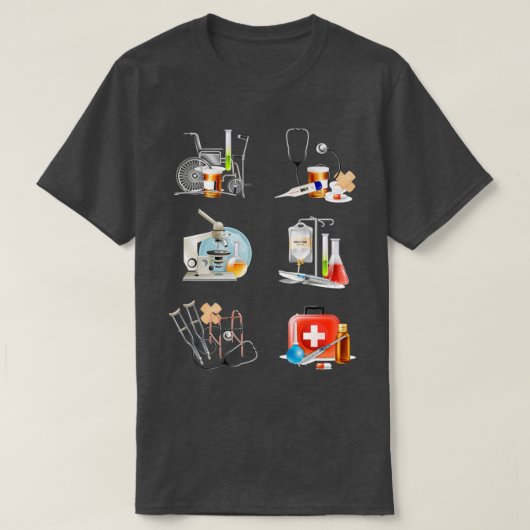Pharmacology Heart Pack 3 T-shirt (Design voorkant)