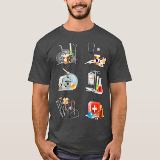 Pharmacology Heart Pack 3 T-shirt