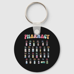 Pharmacy Alphabet Doctor of Pharmacy Tech Medicine Sleutelhanger