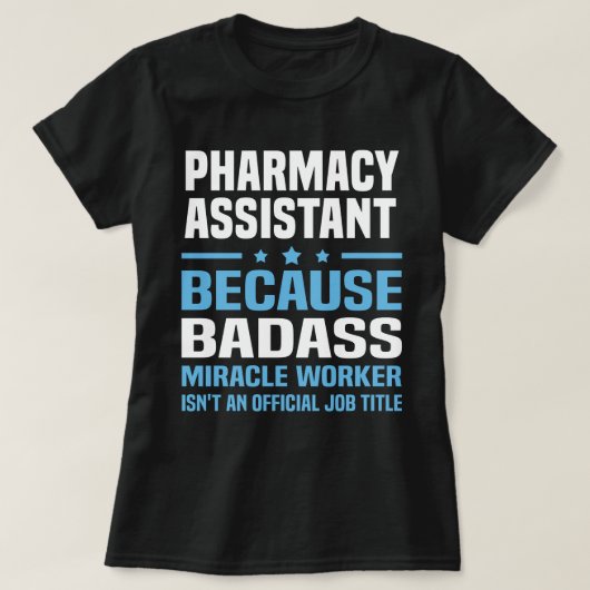 Pharmacy Assistant T-shirt (Design voorkant)