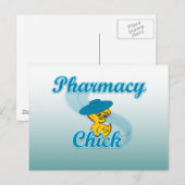 Pharmacy Chick #3 Briefkaart (Voorkant / Achterkant)
