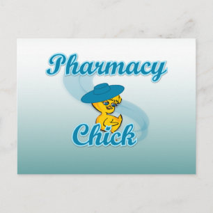Pharmacy Chick #3 Briefkaart