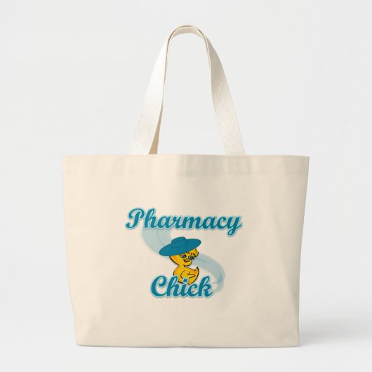 Pharmacy Chick #3 Grote Tote Bag (Voorkant)