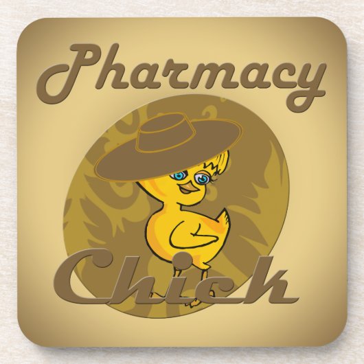 Pharmacy Chick #6 Bier Onderzetter (Voorkant)
