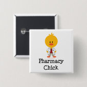 Pharmacy Chick Button (Voorkant /achterkant)
