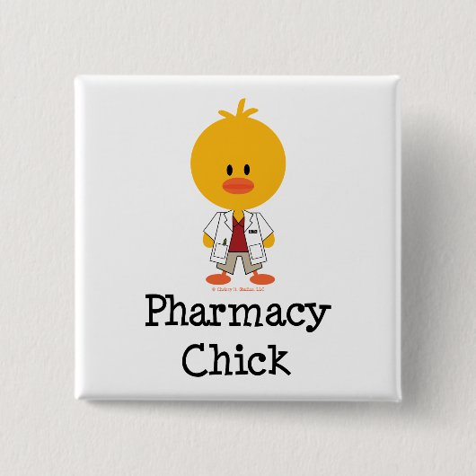 Pharmacy Chick Button (Voorkant)