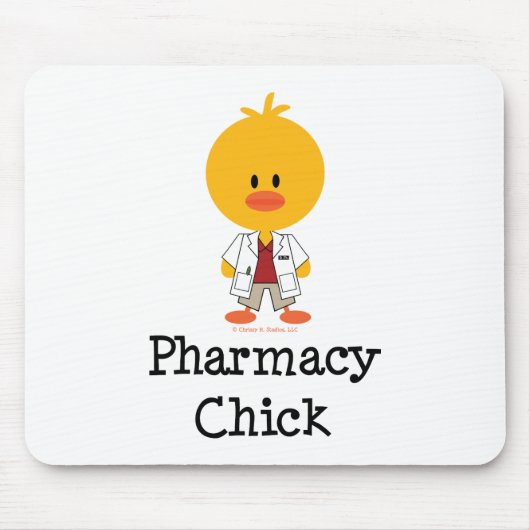 Pharmacy Chick Mousepad Muismat (Voorkant)