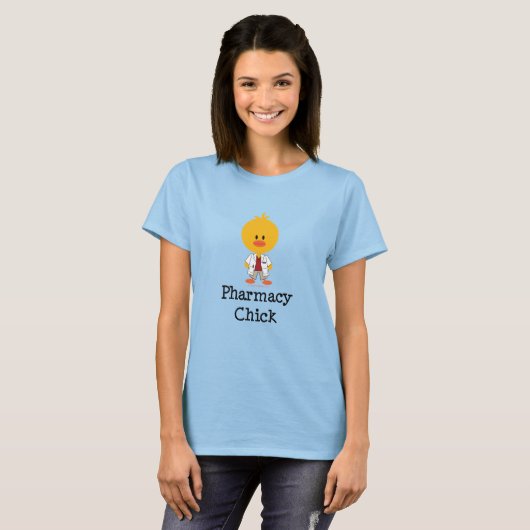 Pharmacy Chick Ringer T shirt (Voorkant volledig)