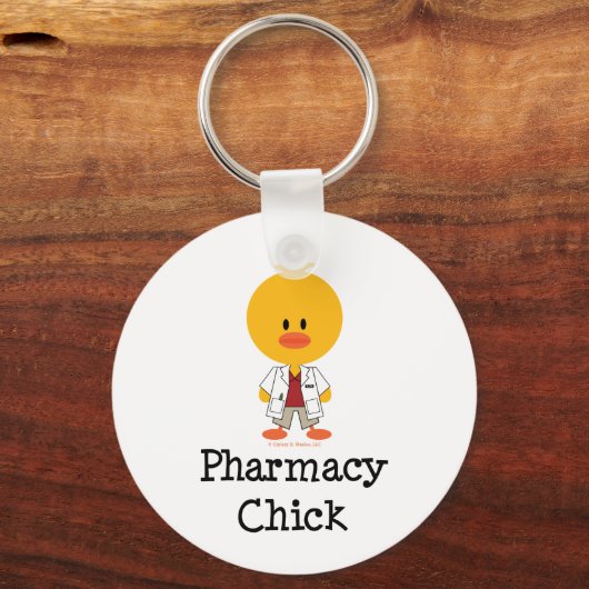 Pharmacy Chick Sleutelhanger (Voorkant)