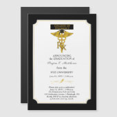 Pharmacy College Pharmacoloog |Toxicologisch Afstu Magnetische Uitnodiging (Voorkant / Achterkant)