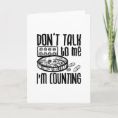 Pharmacy Don't Talk To Me I'm Counting Pharmacist Kaart (Voorkant)
