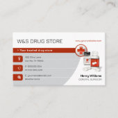 Pharmacy | Drug Store Visitekaartje (Voorkant)