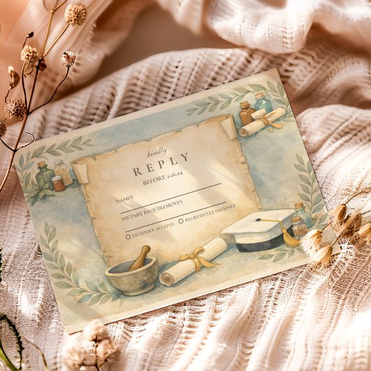 Pharmacy Graduate Milestone RSVP Kaartje