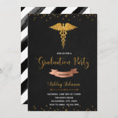 Pharmacy Graduation party Invitation Kaart (Voorkant / Achterkant)