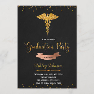 Pharmacy Graduation party Invitation Kaart