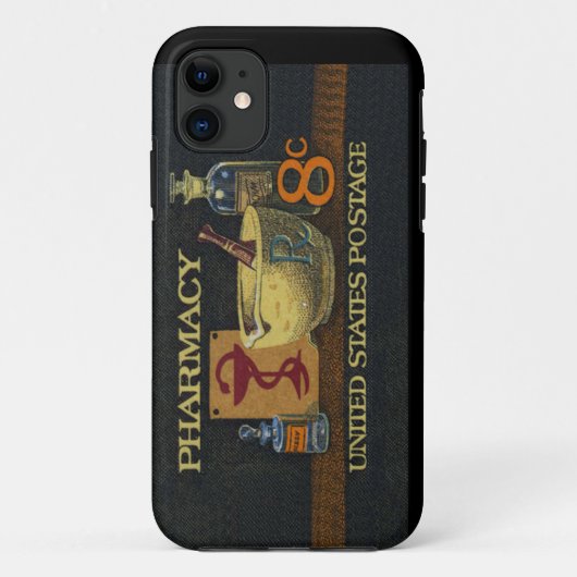 Pharmacy Herdenking Stamp Afbeelding iPhone 5 Hoes (Achterkant)