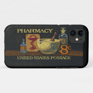 Pharmacy Herdenking Stamp Afbeelding iPhone 5 Hoes