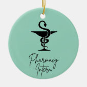 Pharmacy Intern Ceramic Circle Ornament (Voorkant)