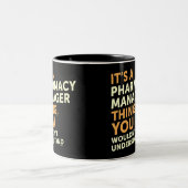 Pharmacy Manager Tweekleurige Koffiemok (Center)