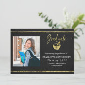 Pharmacy School Foto Afstuderen Aankondiging (Staand voorkant)