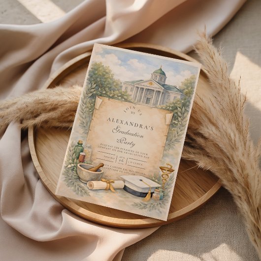 Pharmacy School Graduation Celebration Kaart