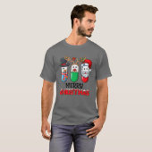 Pharmacy Squad Funny Pills Pharmacist Merry Christ T-shirt (Voorkant volledig)