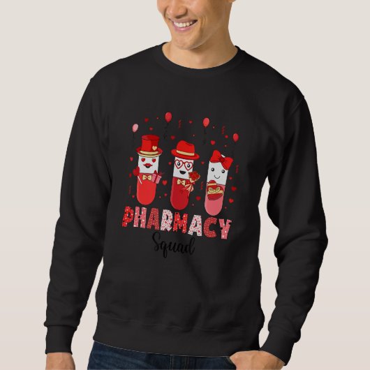 Pharmacy Squad Pharmacist Valentine's Day Matching Trui (Voorkant)