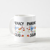 Pharmacy squad T-Shirt Koffiemok (Voorkant links)
