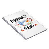 Pharmacy squad T-Shirt Notitieboek (Rechterzijde)