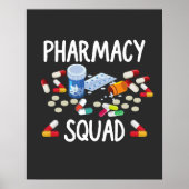 Pharmacy squad T-Shirt Poster (Voorkant)