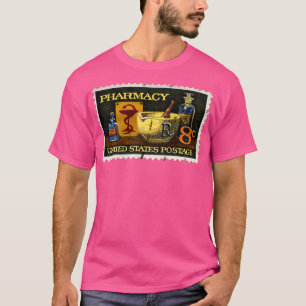 Pharmacy Stamp with Bowl of Hygeia Honering Pharma T-shirt