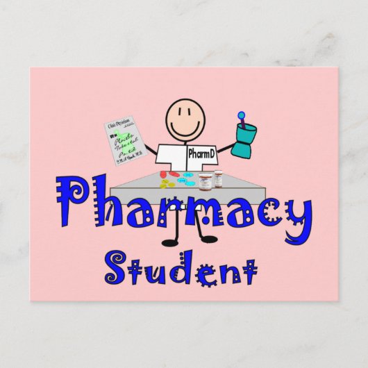 Pharmacy Student Gifts Briefkaart (Voorkant)