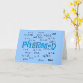 Pharmacy Student Pharm-D Gifts Kaart (Gele Bloem)