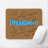 Pharmacy Student Pharm-D Gifts Muismat (Met muis)